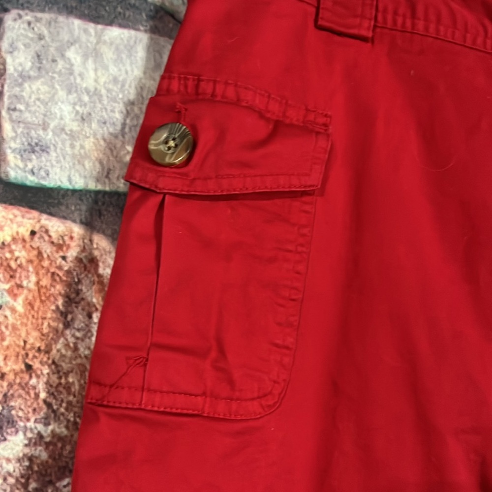 Red skort with pockets - Picture 3 of 5